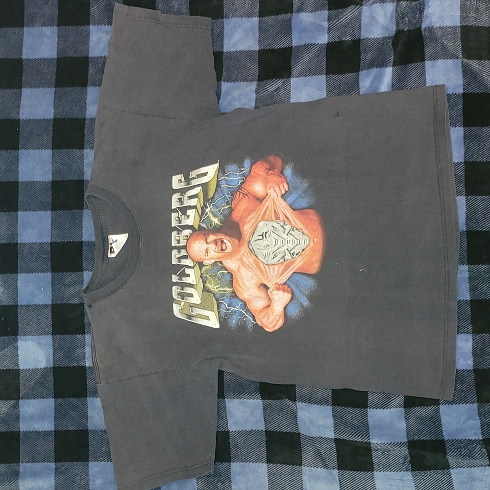 Vintage.  90s. WCW Wrestling.  GOLDBERG. Man or Machine? Size Large.